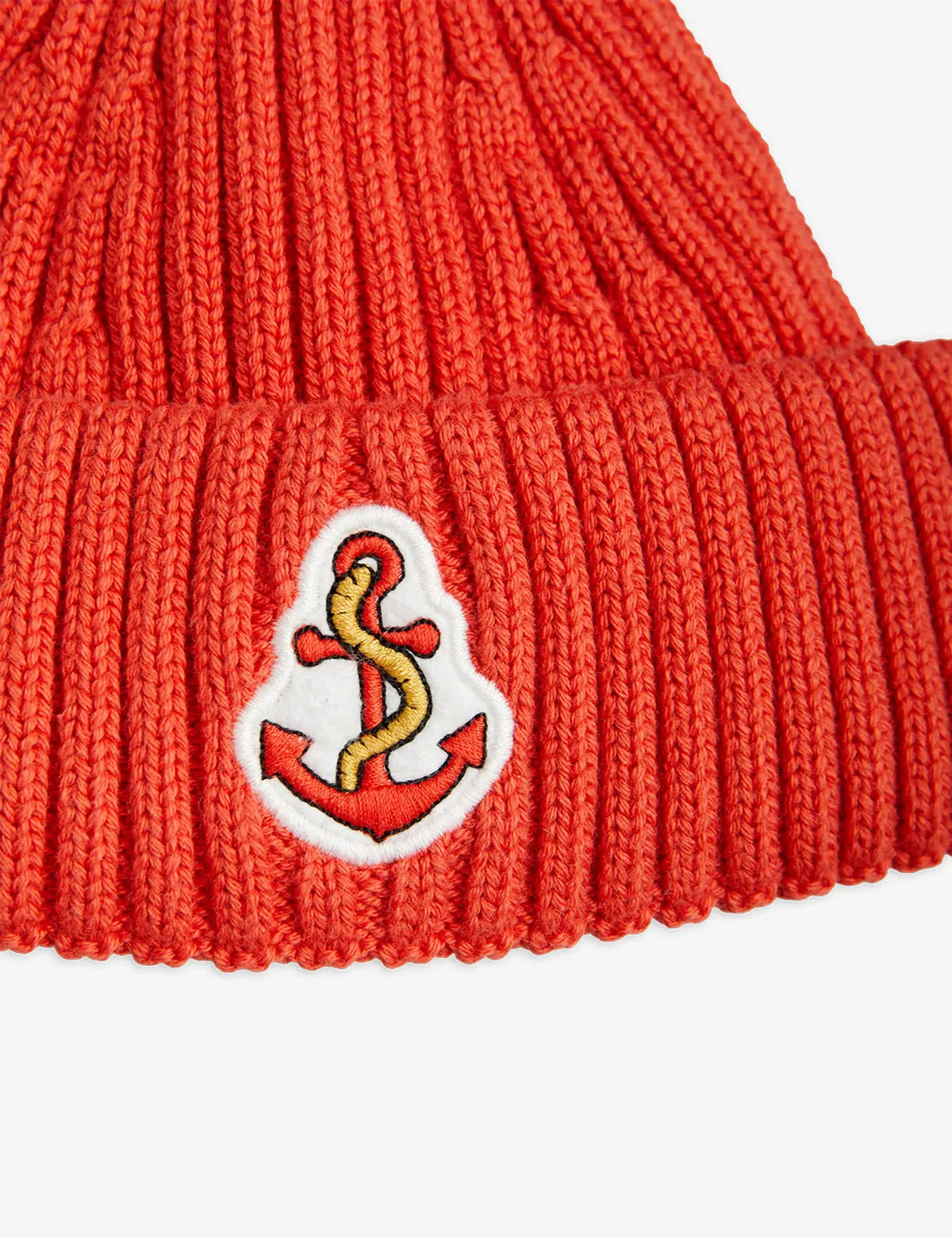 MINI RODINI ANCHOR KNIT BEANIE