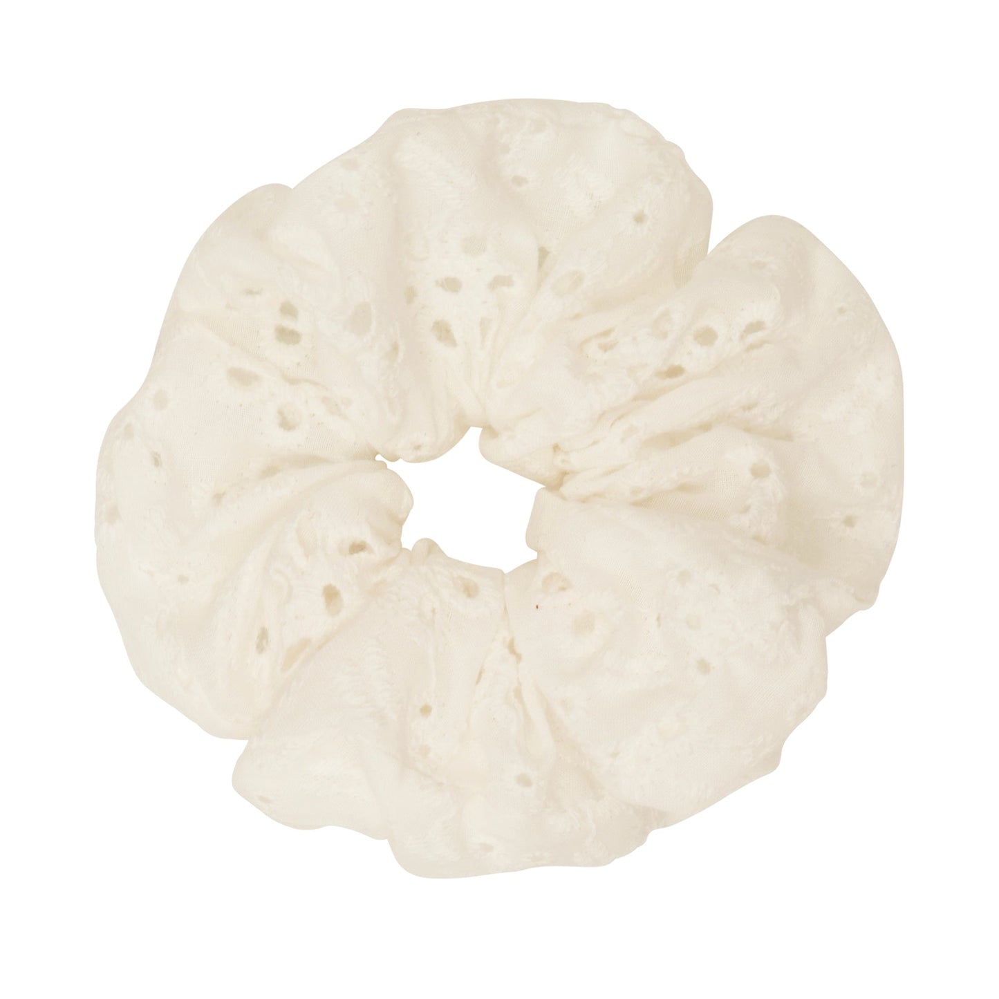 Mimi & Lula Broderie Scrunchie WHITE