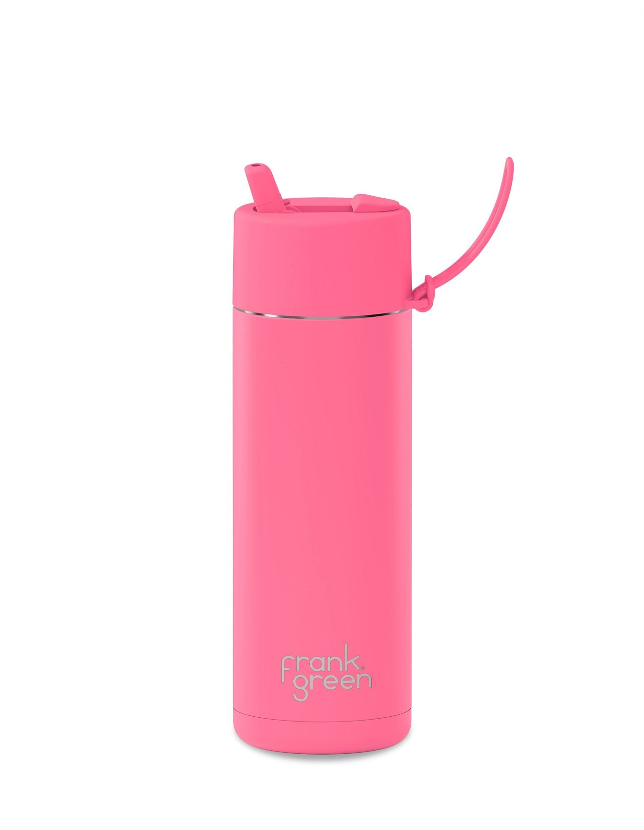 Frank Green 20oz SSC Bottle Bubblegum Blast Flip Straw Lid 595ml