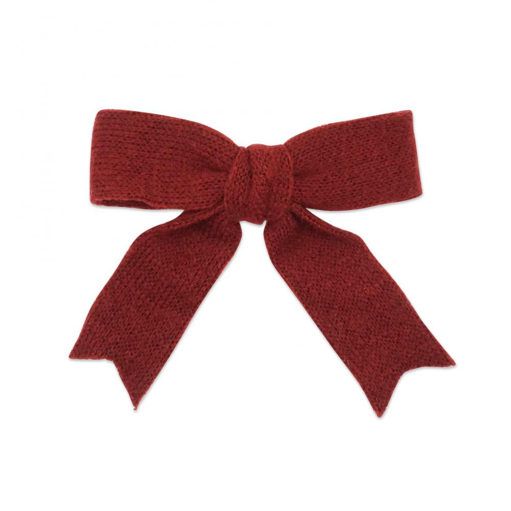 MILK X SODA LISA RIBBON HAIR CLIP BURGUNDY