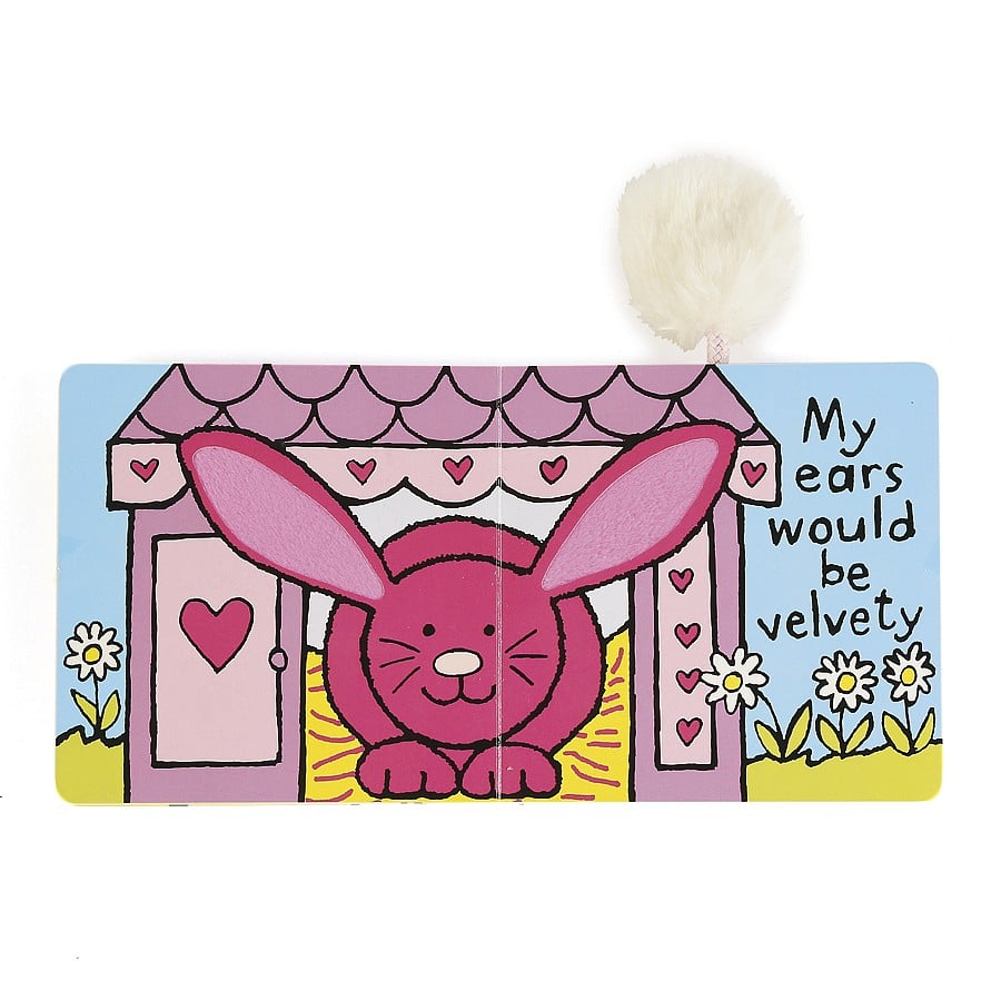 Jellycat If I Were A Rabbit Board Book Pink