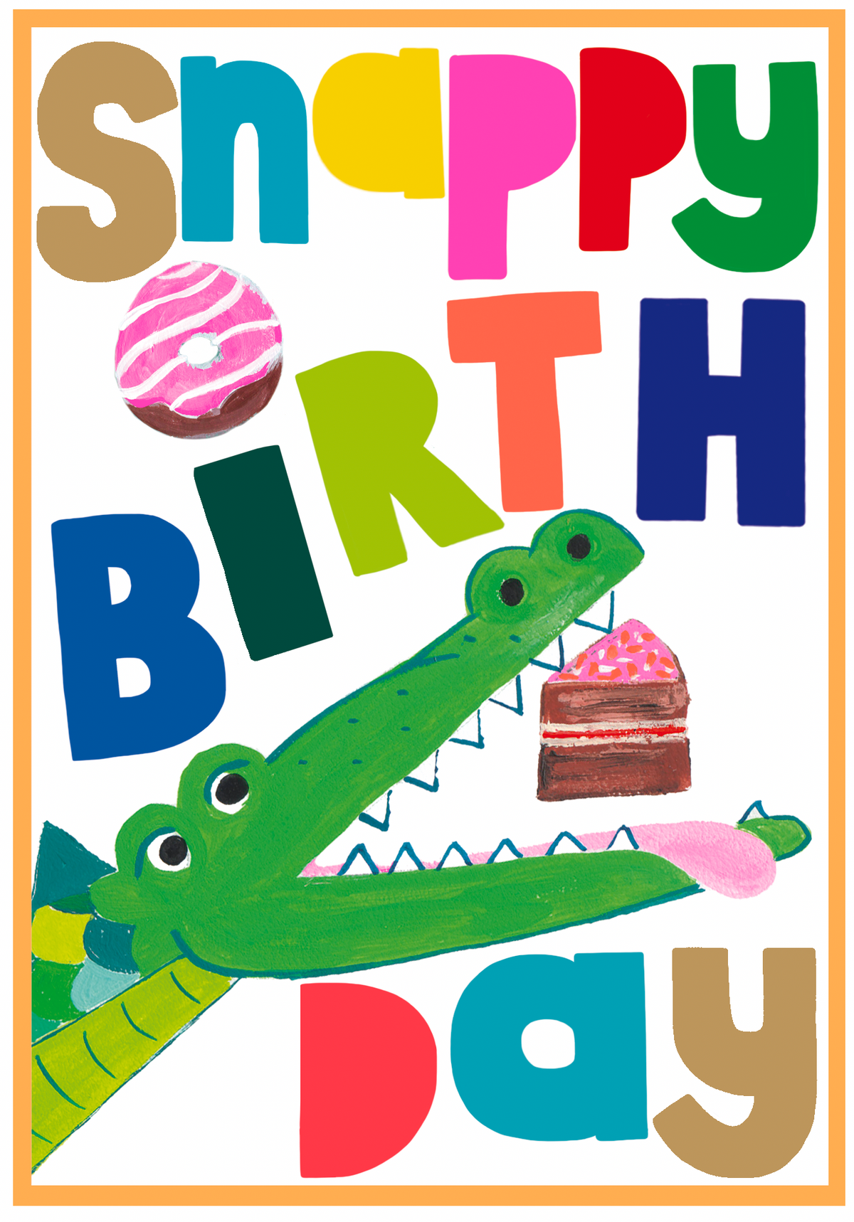 Paper Salad SNAPPY BIRTHDAY CROC