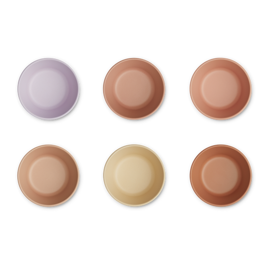 Liewood Irene bowl 6-pack Light lavender multi mix