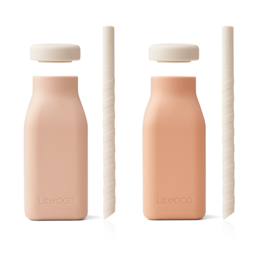 Liewood ERIKA MILKSHAKE BOTTLE 2 PACK ROSE MIX
