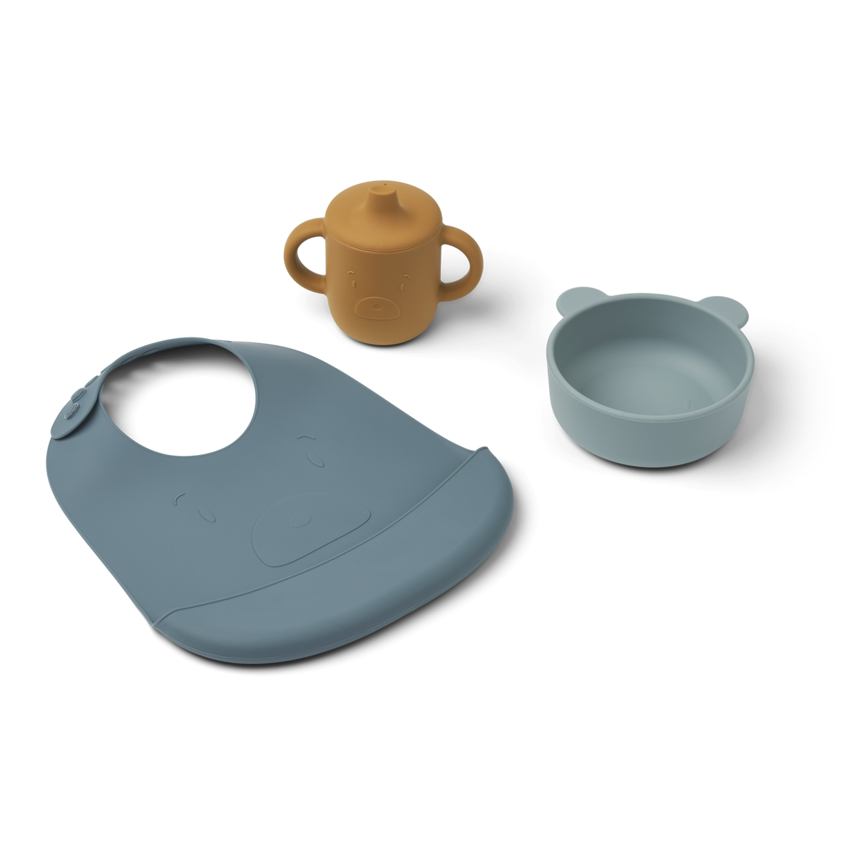Liewood Connor baby dining set Mr bear blue multi mix