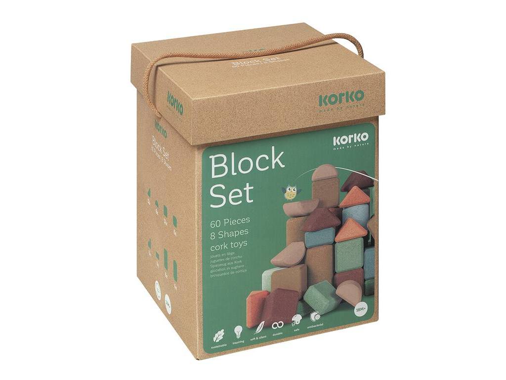 KORKO Giant Architects 60 Cork Building Blocks