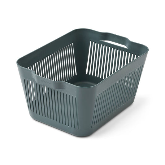 LIEWOOD MAKEEVA BASKET S 4-PACK WHALE BLUE