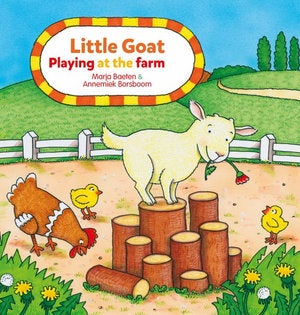 CHILDREN BOOK Little Goat. Playing at the Farm