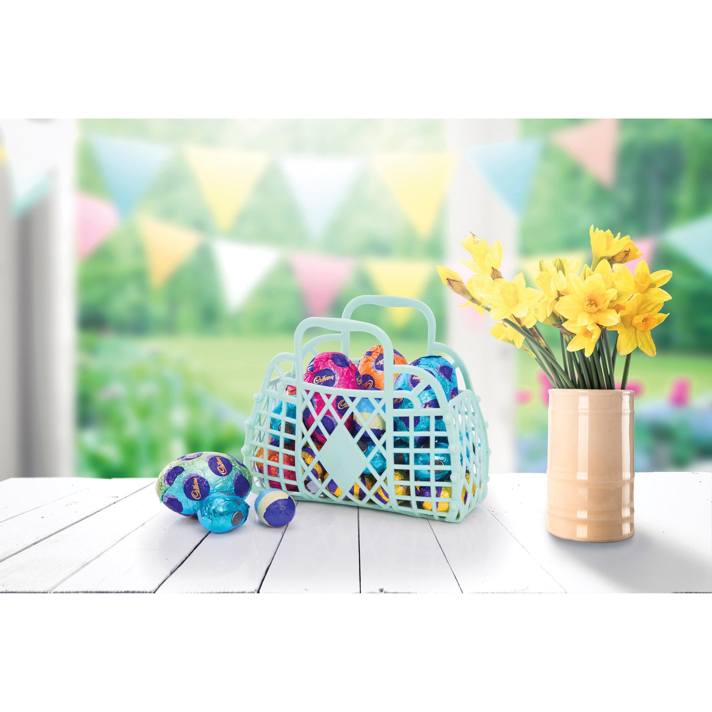 Sun Jellies Retro Basket (Mini) - Blue