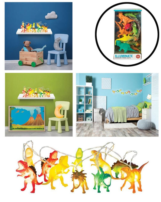 Illuminate String Lights Dinosaurs