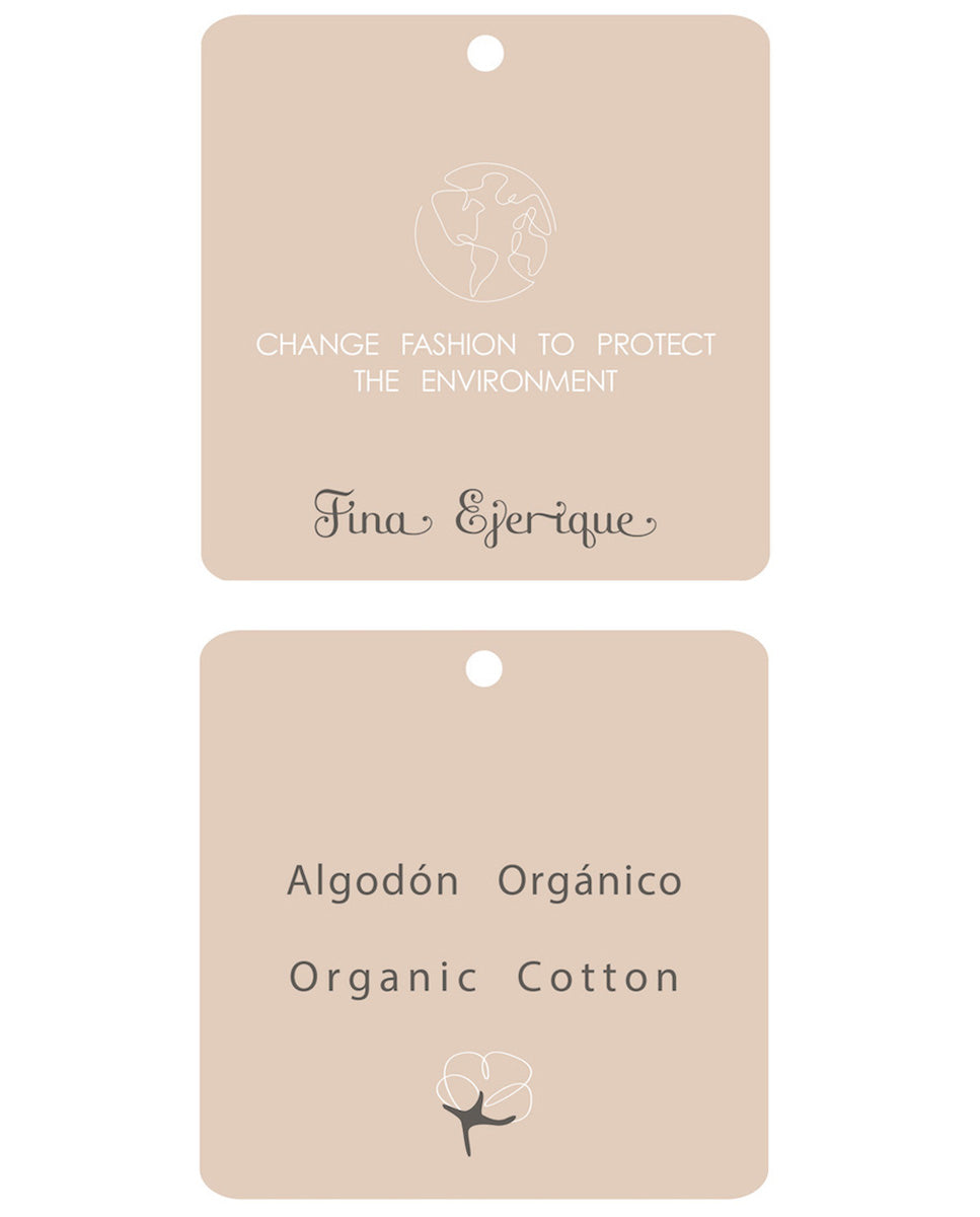 Fina Ejerique ECRU BLOUSE EMBROIDERED COLLAR O21A34