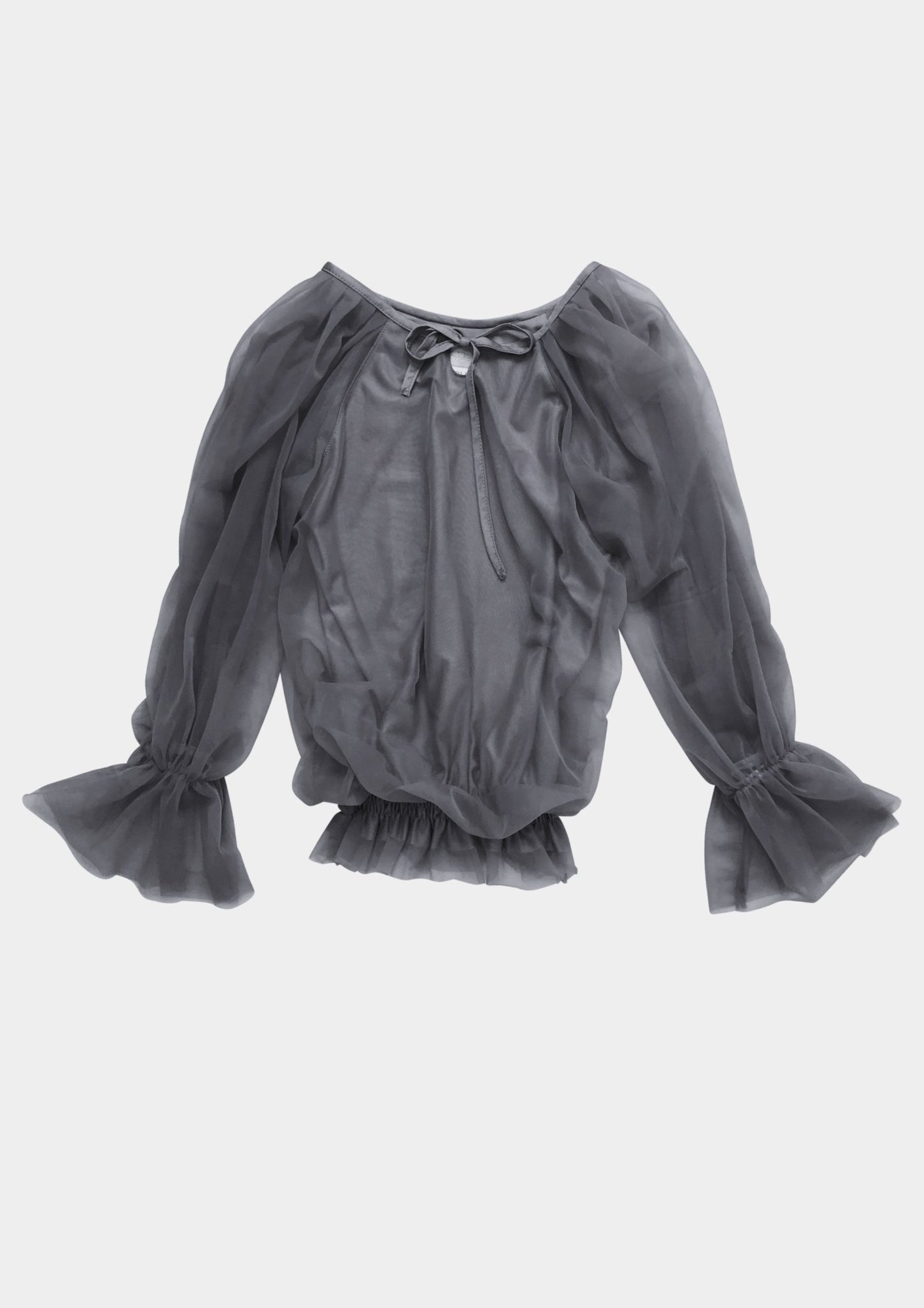 DOLLY by Le Petit Tom ® FAIRY TOP LONGSLEEVE dark grey