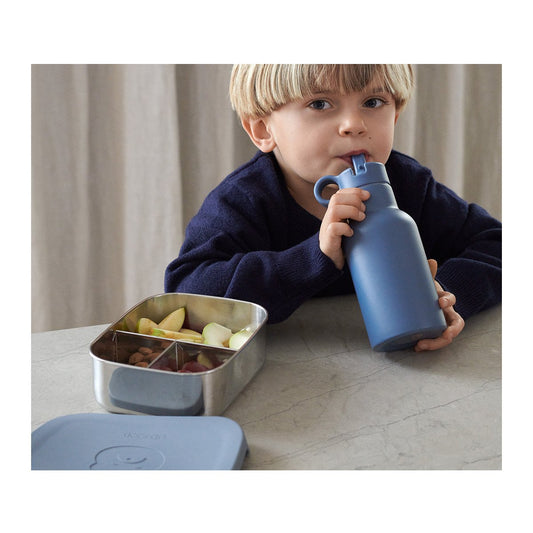 LIEWOOD Joni Lunch Box set - Mr bear blue wave/rabbit blue wave mix