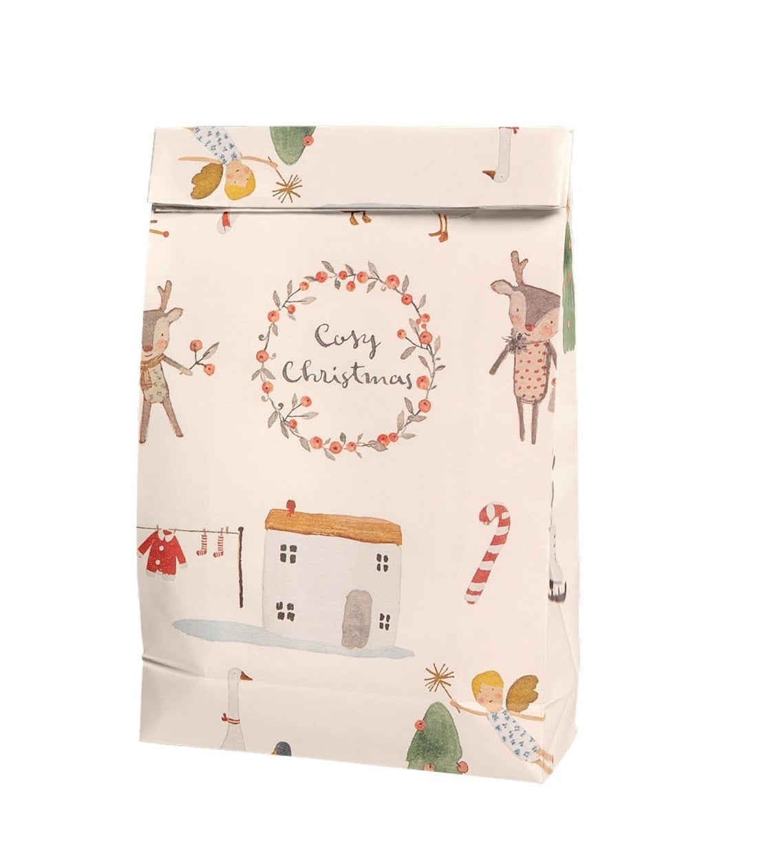 MAILEG Gift Bag Cosy Christmas white