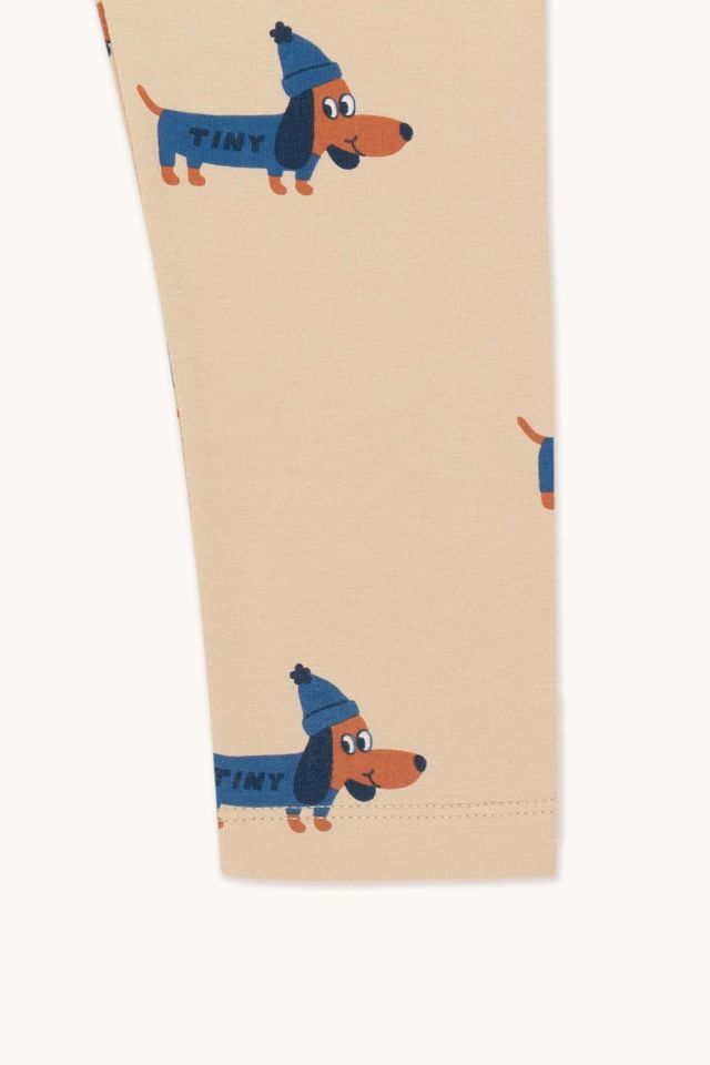 TINYCOTTONS DOGS PANT *taupe/indigo*