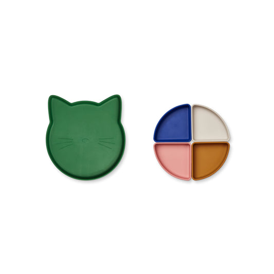 Liewood ARNE DIVIDER PLATE CAT / EDEN MULTI MIX