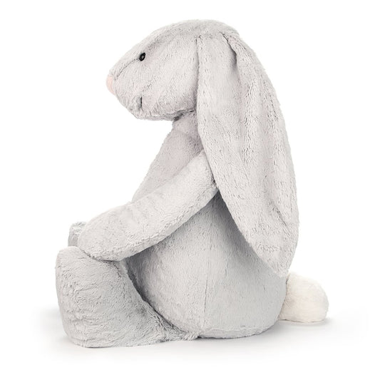 JELLYCAT Bashful Silver Bunny VERY BIG H108 X W46 CM