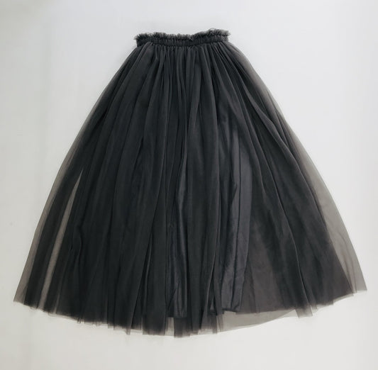 DOLLY BY LE PETIT TOM ® MAXI TUTU DRESS BEACH COVER UP DARK GREY