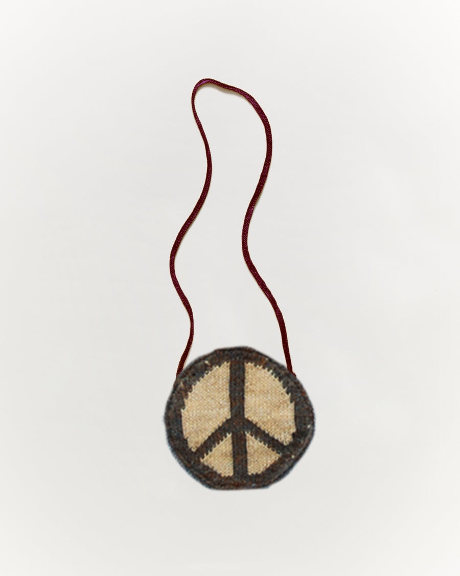 OEUF NYC Peace Purse bright beige