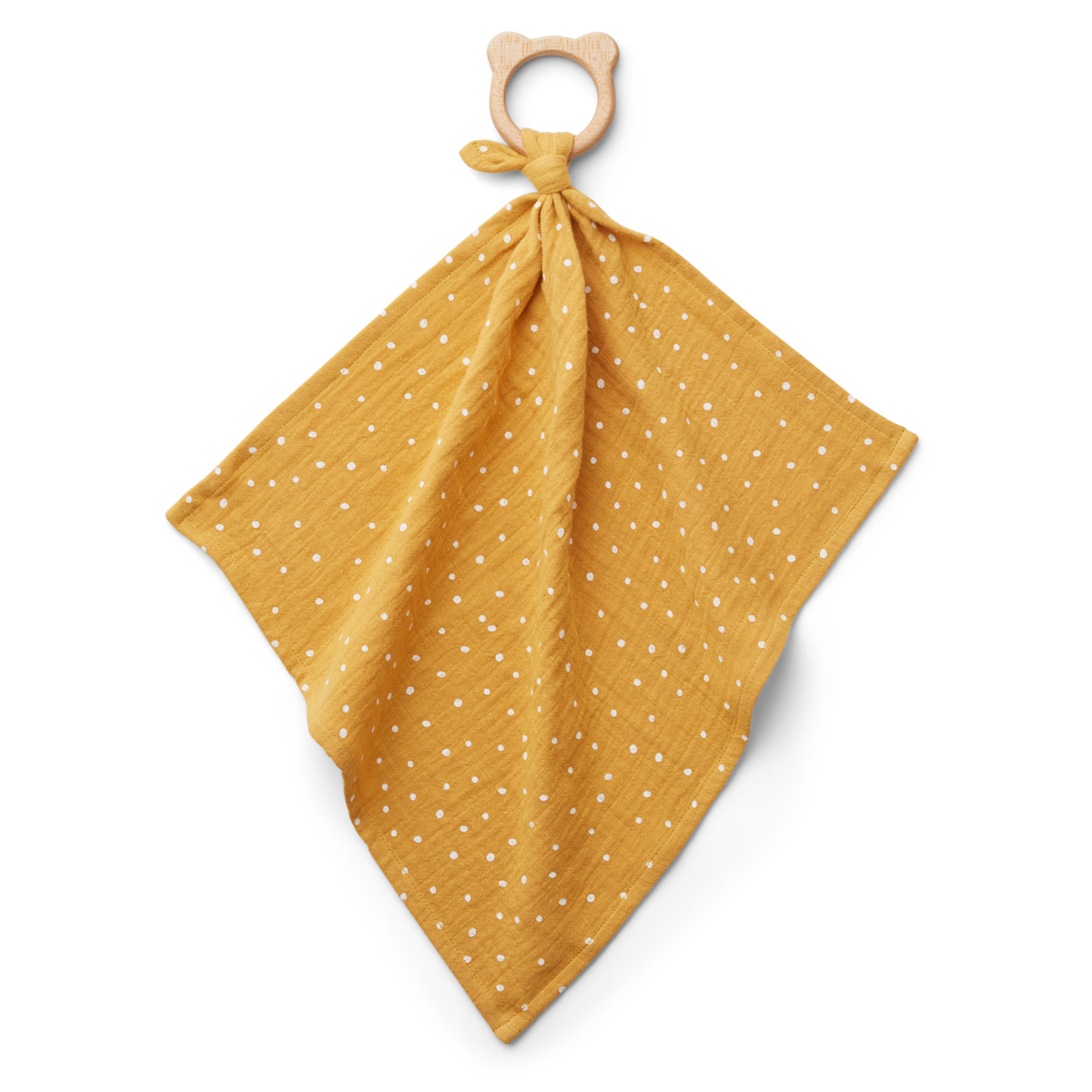 LIEWOOD Dines teether cuddle cloth Confetti yellow mellow