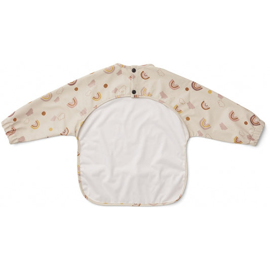 Liewood Merle Cape Bib - Rainbow love sandy