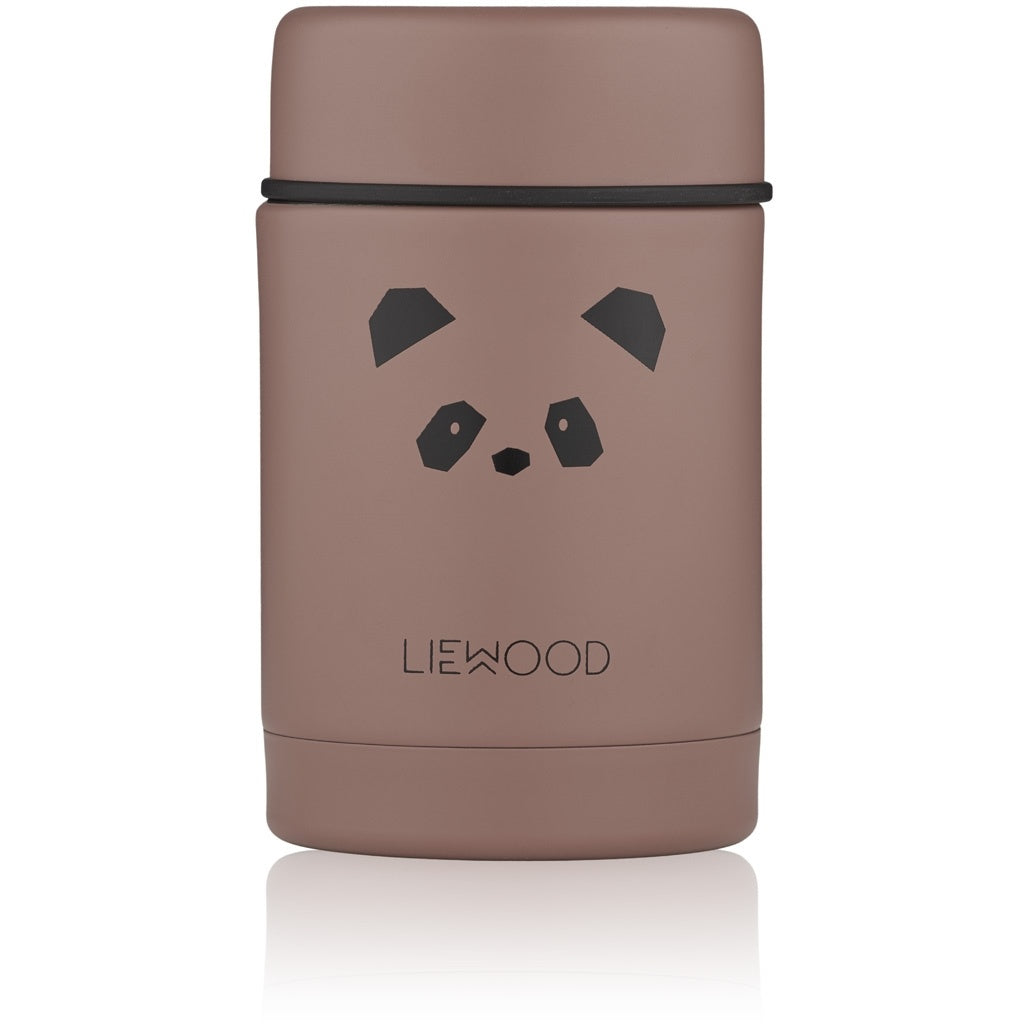 LIEWOOD NADJA FOOD JAR 250 ML Panda dark rose