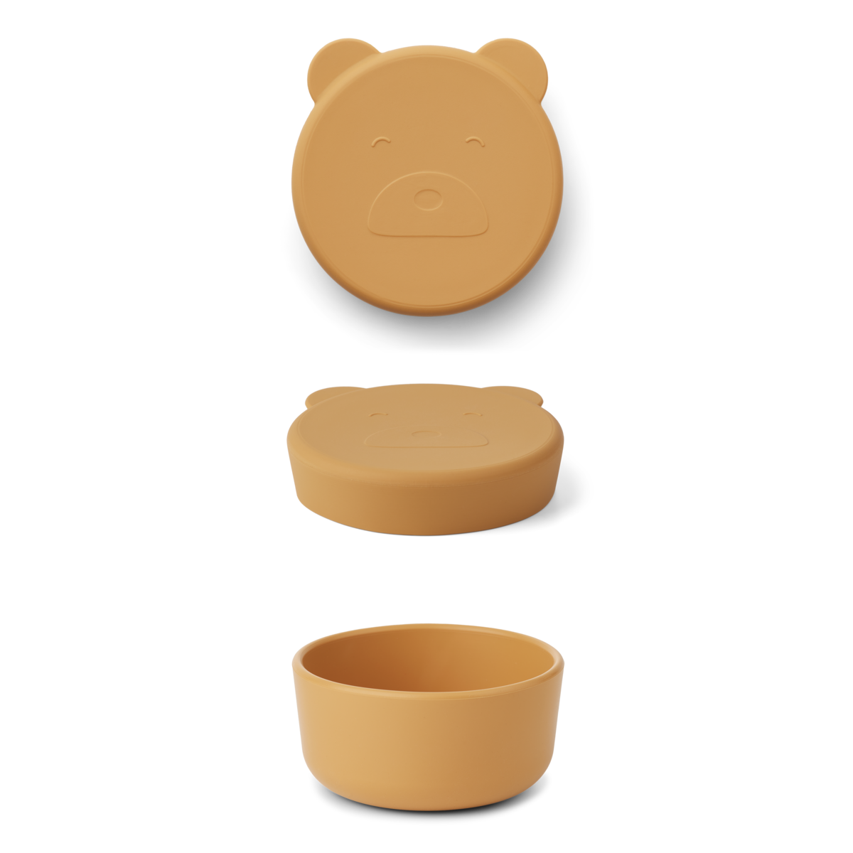 LIEWOOD Carrie snack box Mr bear yellow mellow