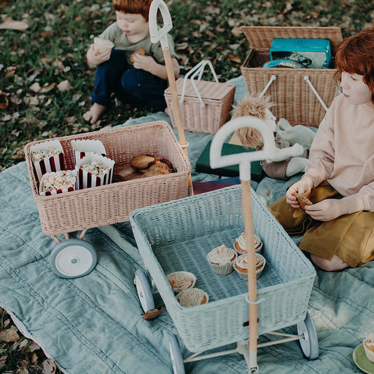 OLLI ELLA Rattan Wonder Wagon - Rose
