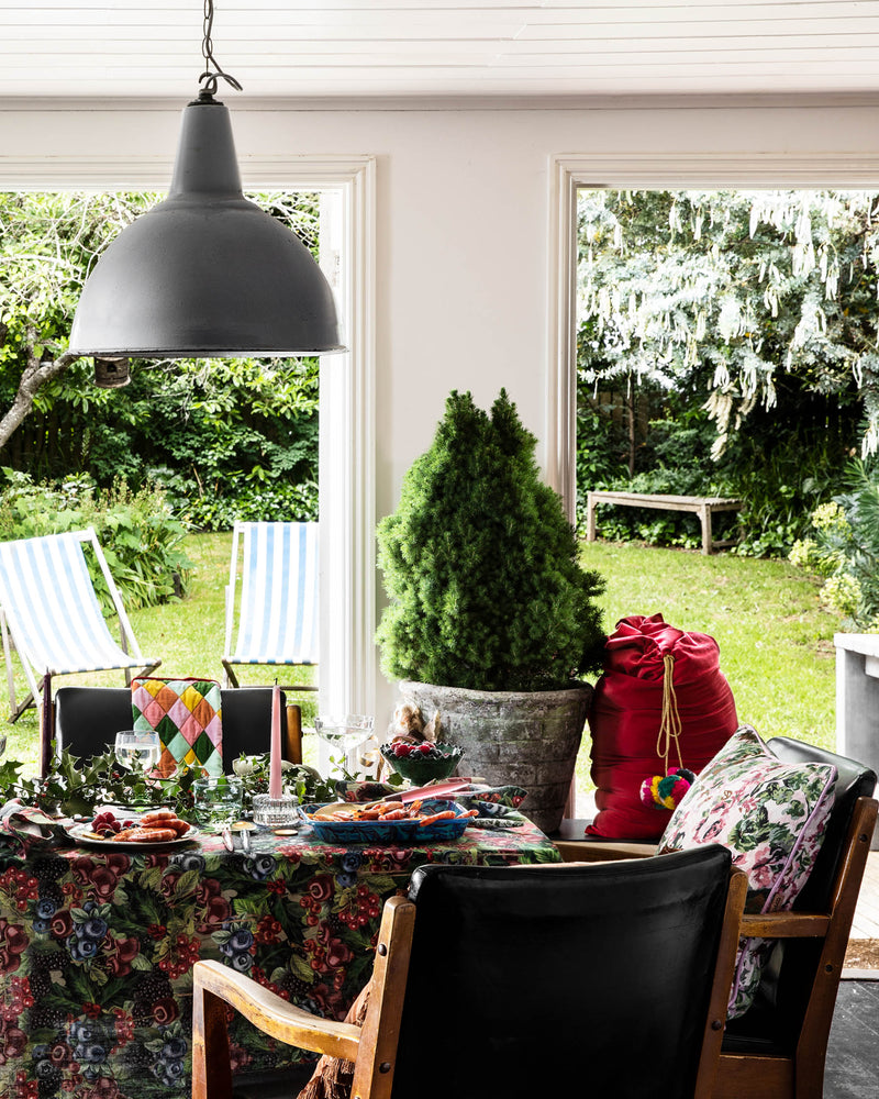 KIP & CO RED VELVET SANTA SACK