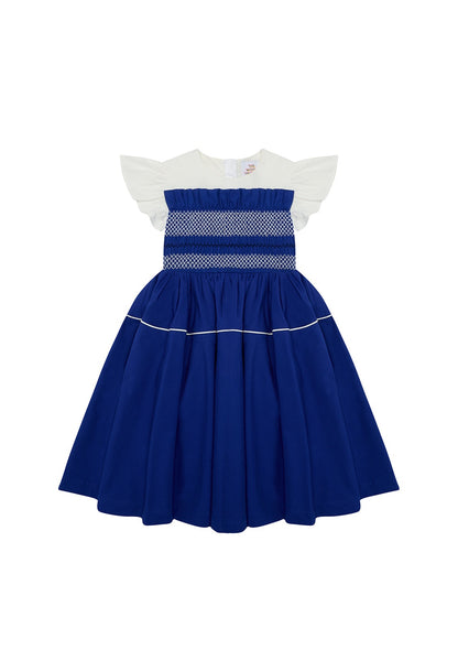 THE MIDDLE DAUGHTER True Blue Aegean Blue Dress