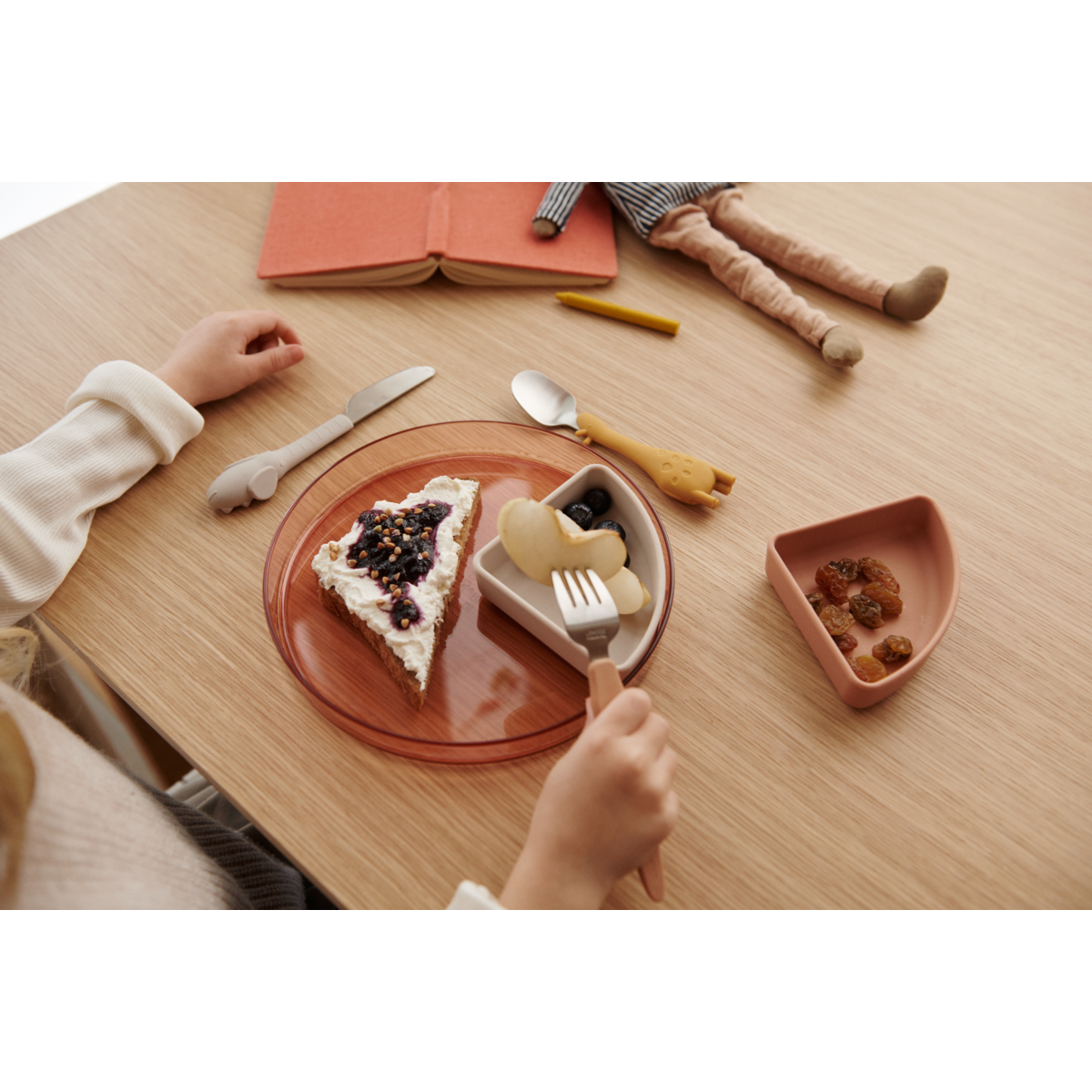 LIEWOOD TOVE CUTLERY SET TUSCANY ROSE MIX