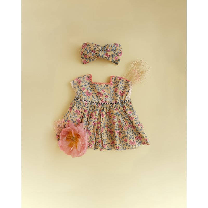 LOUISE MISHA Headband Yuriria Lemon Flowers BABY AND KIDS