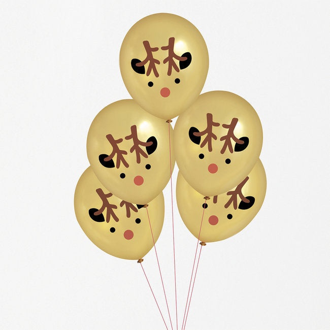 My Little Day tattooed balloons - mini-reindeer