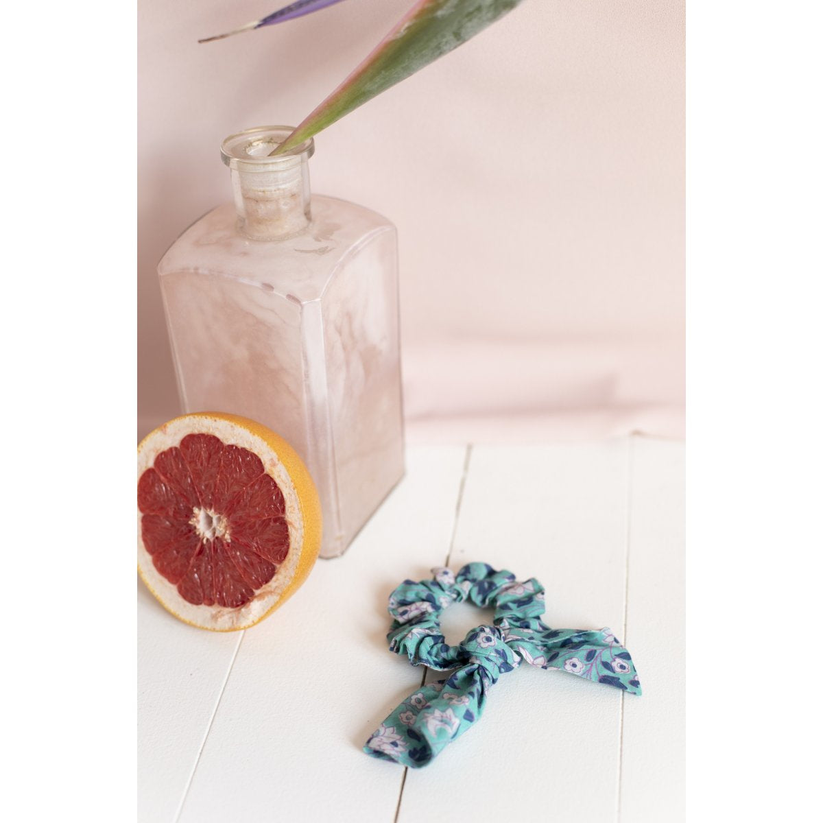 LOUISE MISHA Hair Tie Akimmi Emerald Flowers