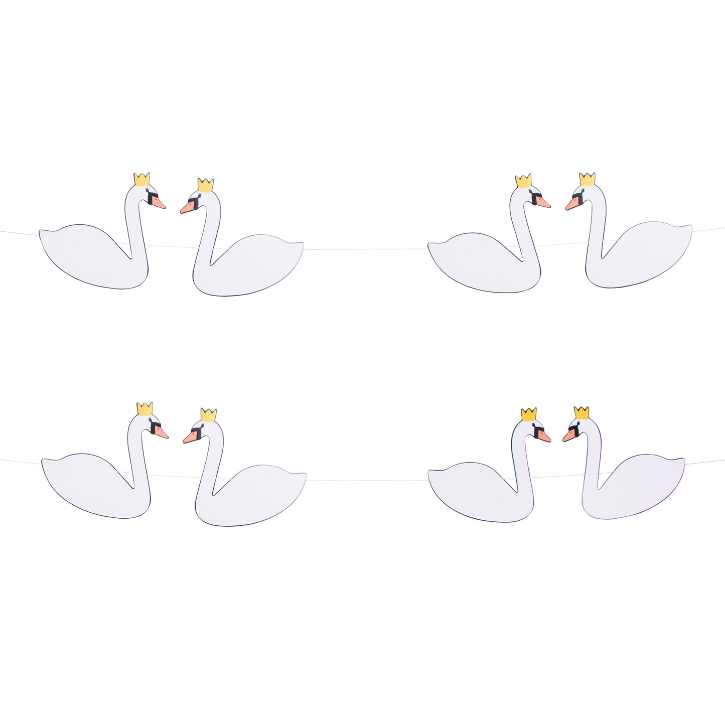 My Little Day paper garlands - swans