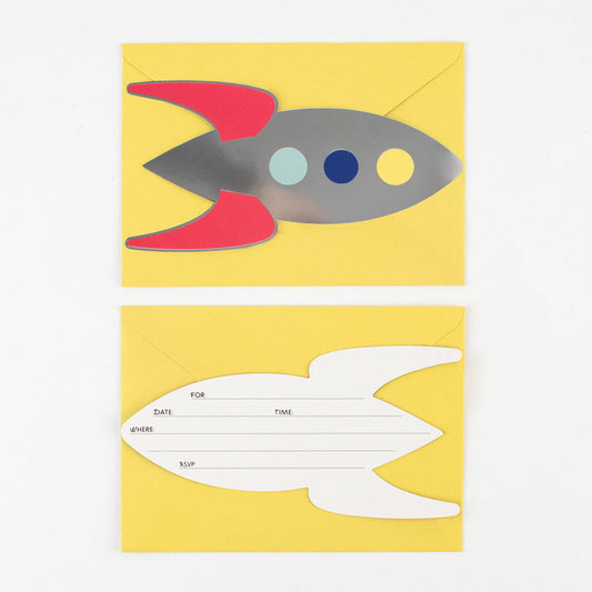 My Little Day invitations - cosmic