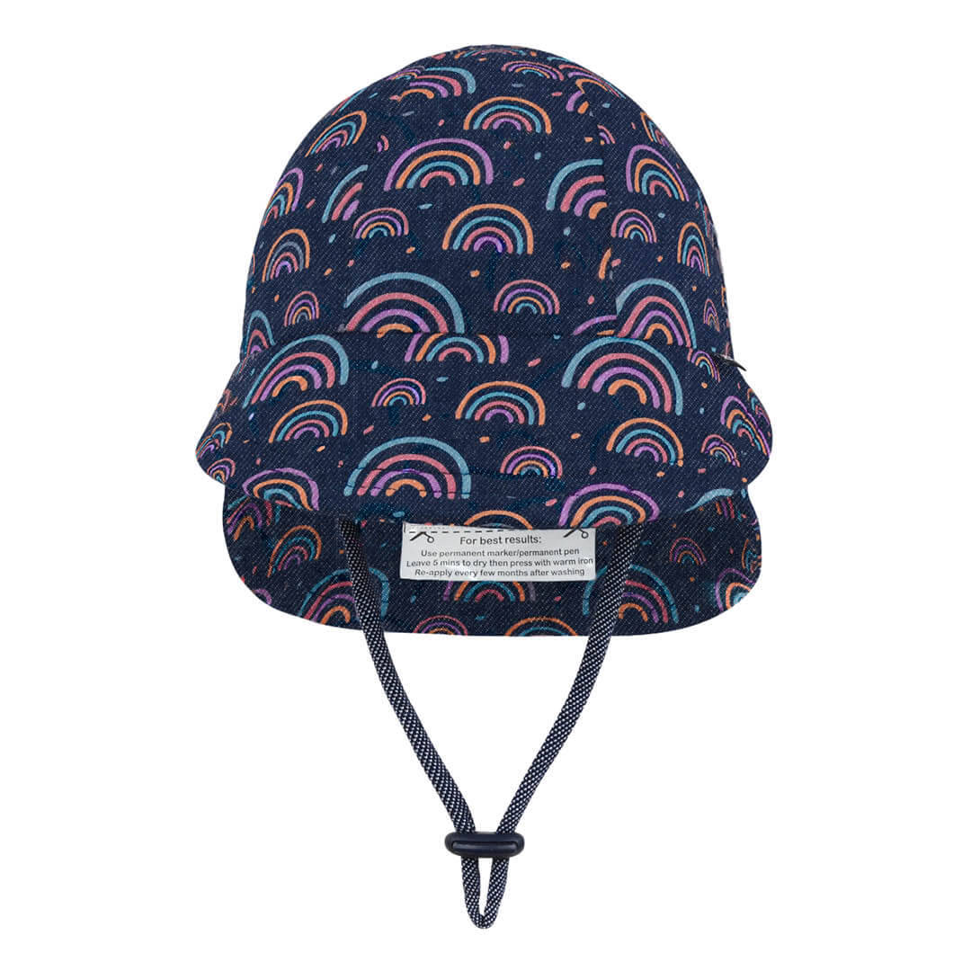 BEDHEAD HATS Girls Legionnaire Hat 'Rainbow' Print