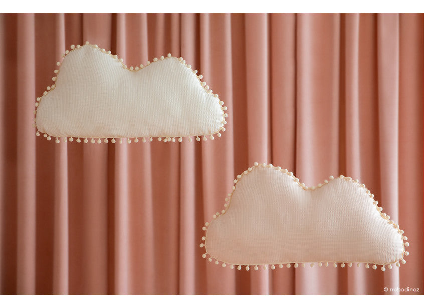 Nobodinoz Marshmallow cushion • dream pink
