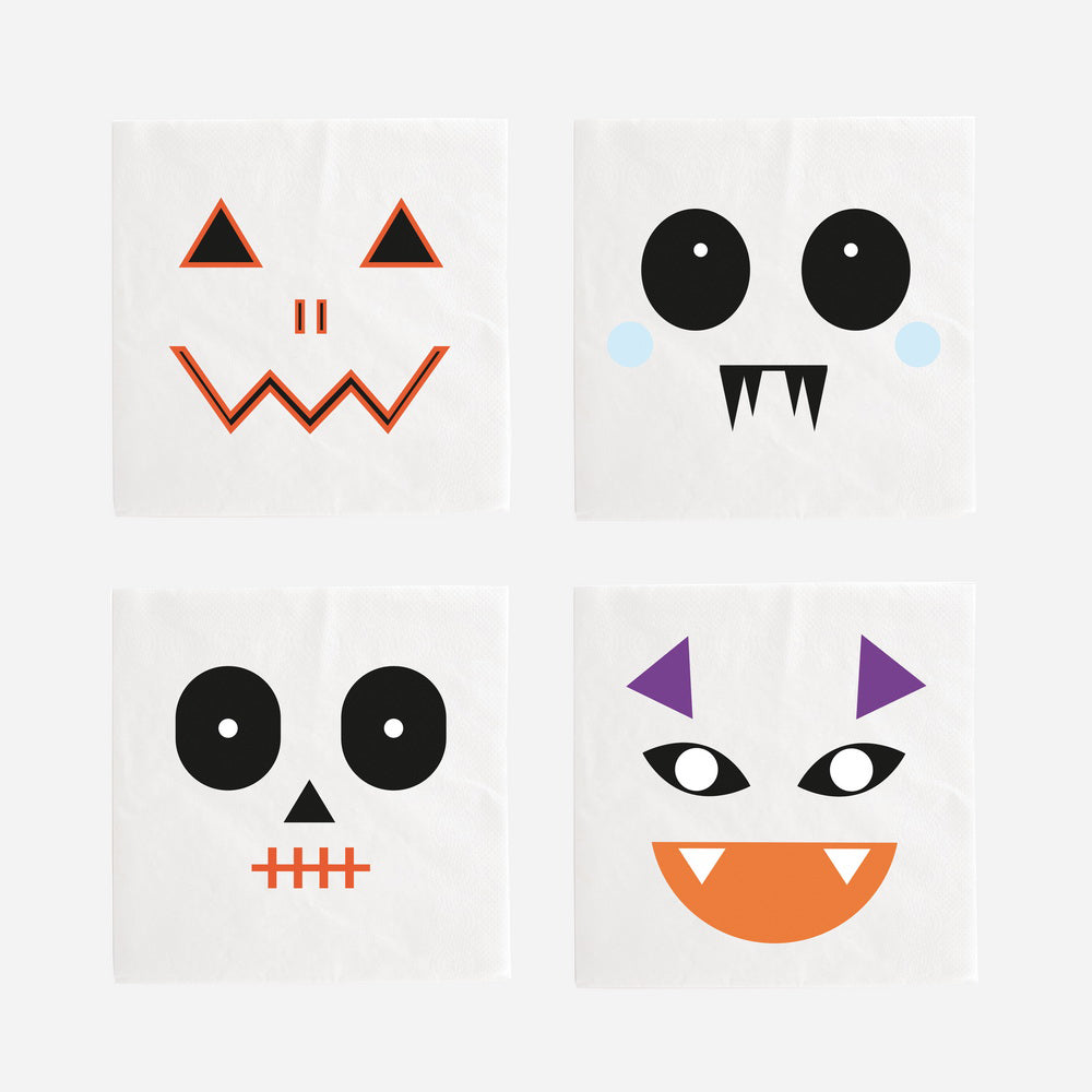 My Little Day paper napkins - mini monsters