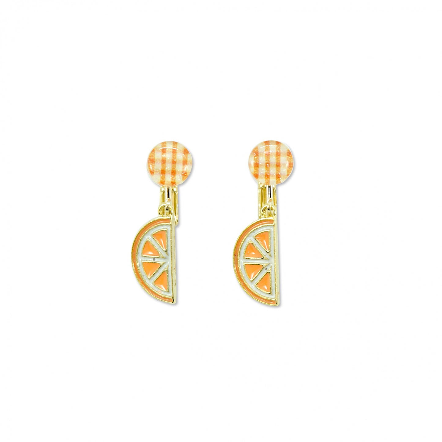 MILK X SODA FRUITY EARRINGS ORANGE