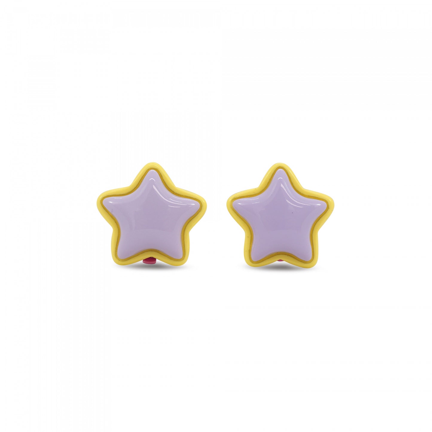 MILK X SODA RETRO STAR EARRINGS LILAC