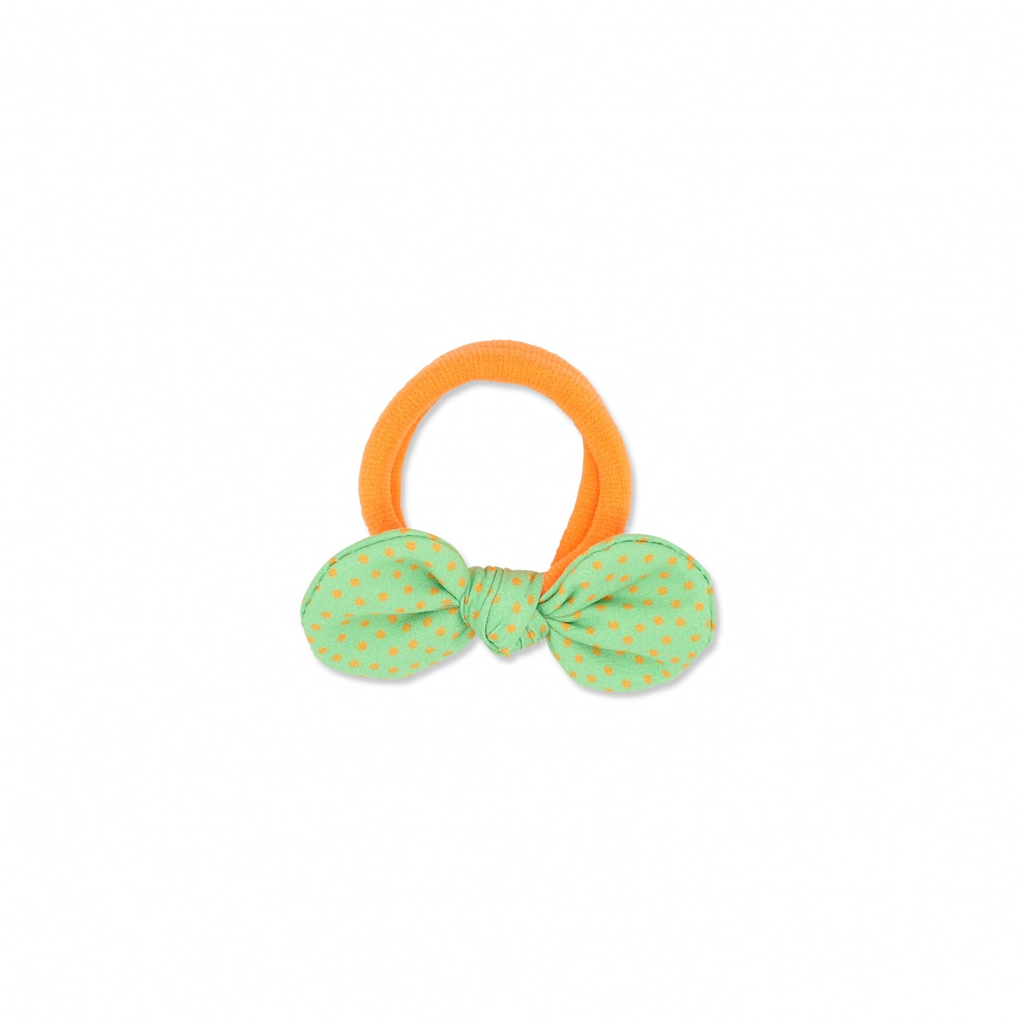 MILK X SODA POLKA DOT HAIR TIE GREEN
