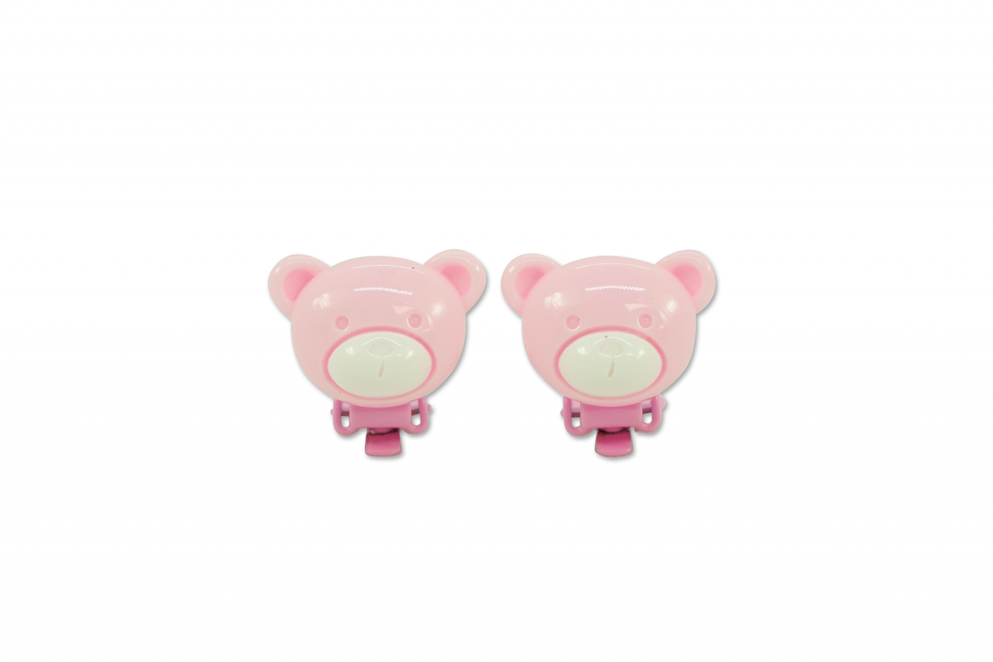 MILK X SODA PASTEL BEAR EARRINGS PINK