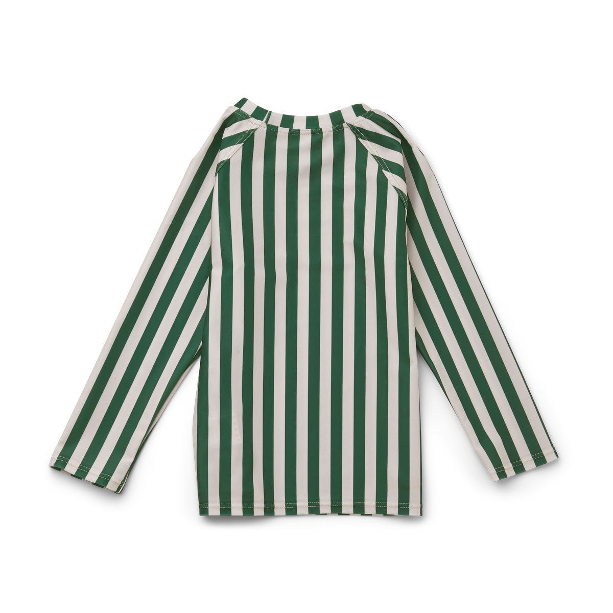 LIEWOOD NOAH SWIM TEE STRIPE: GARDEN GREEN/SANDY