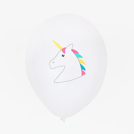 My Little Day tattooed balloons - unicorn
