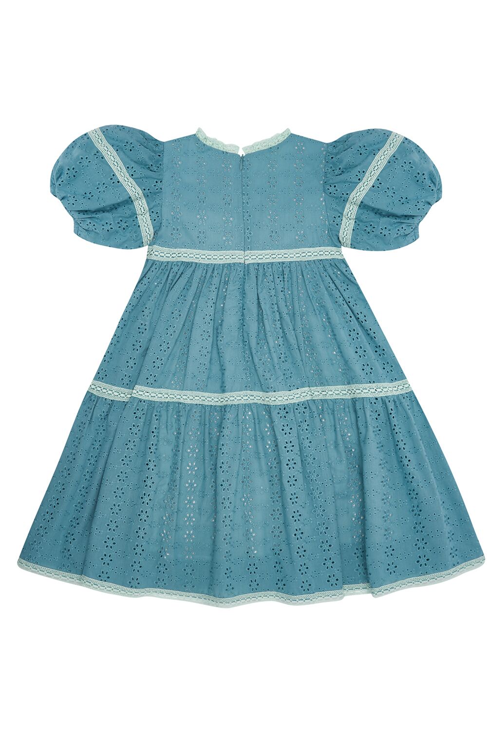 THE MIDDLE DAUGHTER TIER-RY EYED DRESS Broderie Anglaise - Rain