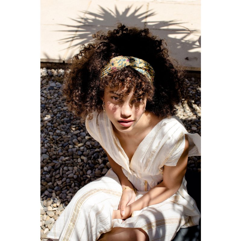 LOUISE MISHA Headband Yuriria Lemon Flowers WOMEN