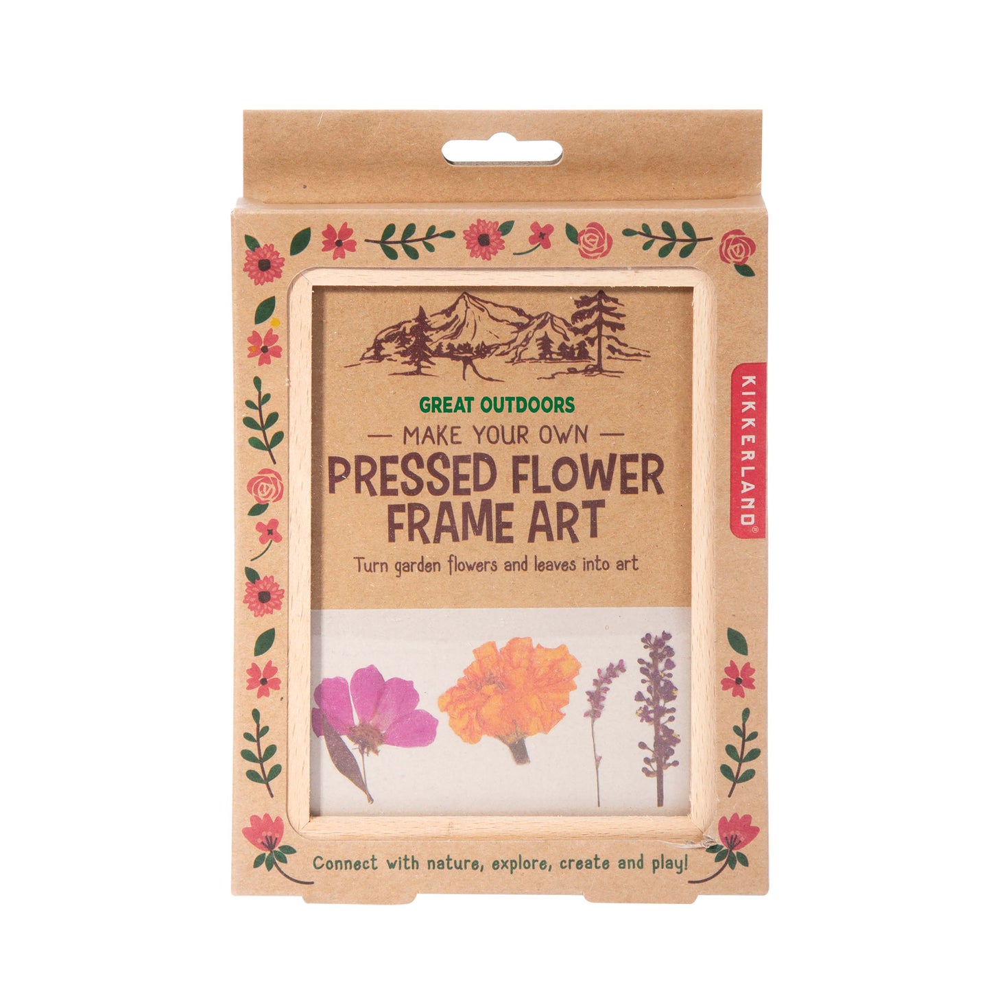 Kikkerland Great Outdoors Flower Press Frame