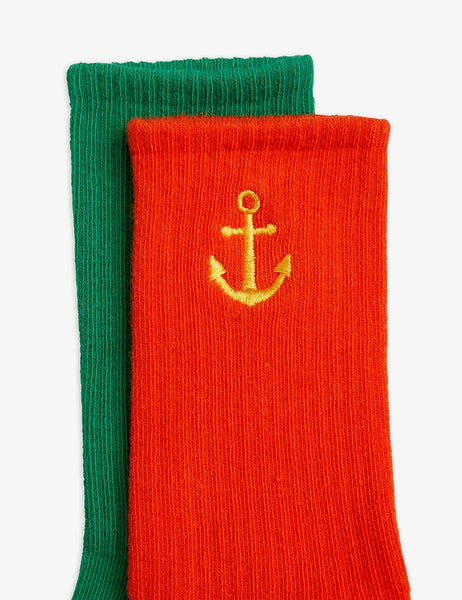 MINI RODINI ANCHOR SOCKS Port and starboard 1-pack socks