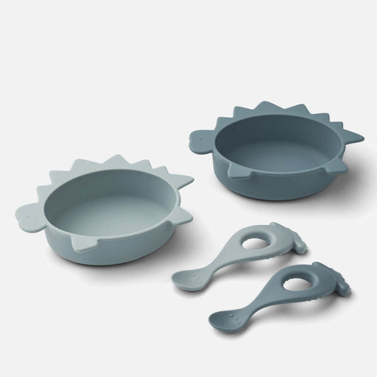 Liewood Evan set 2-pack Dino blue mix
